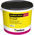 webermur pâte F : enduit de ragréage et lissage béton l Weber